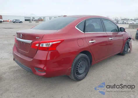2017 Nissan Sentra Sv from USA, damaged, VIN 3N1AB7AP0HY361431